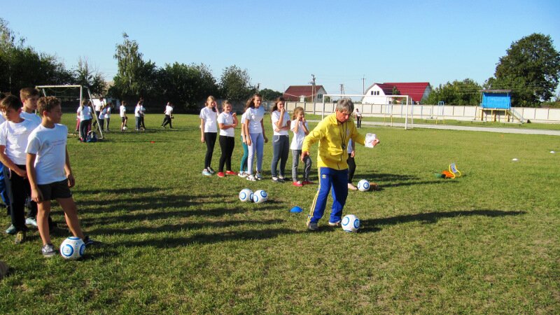«Відкриті уроки футболу» в Білоцерківському районі